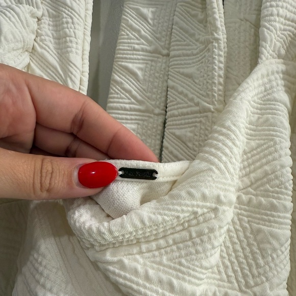 Free People White Puff Sleeve Mini Sundress - Picture 6 of 7